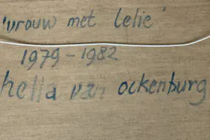 Hella van Ockenburg - ' vrouw met lelie ' kopen? Bied vanaf 125!