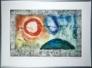 Ad Arma - Kleurenets, Continuing Story II - Ingelijst (Groot) verkocht voor € 100!