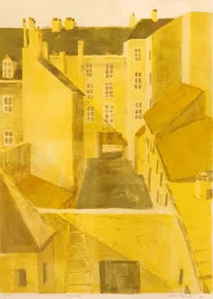 Jeroen Hermkens - Versailles | Litho | Groot 96 x 75 verkocht voor € 95!