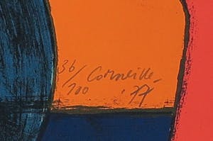 Corneille - Litho, Tête de grand oiseau kopen? Bied vanaf 1!