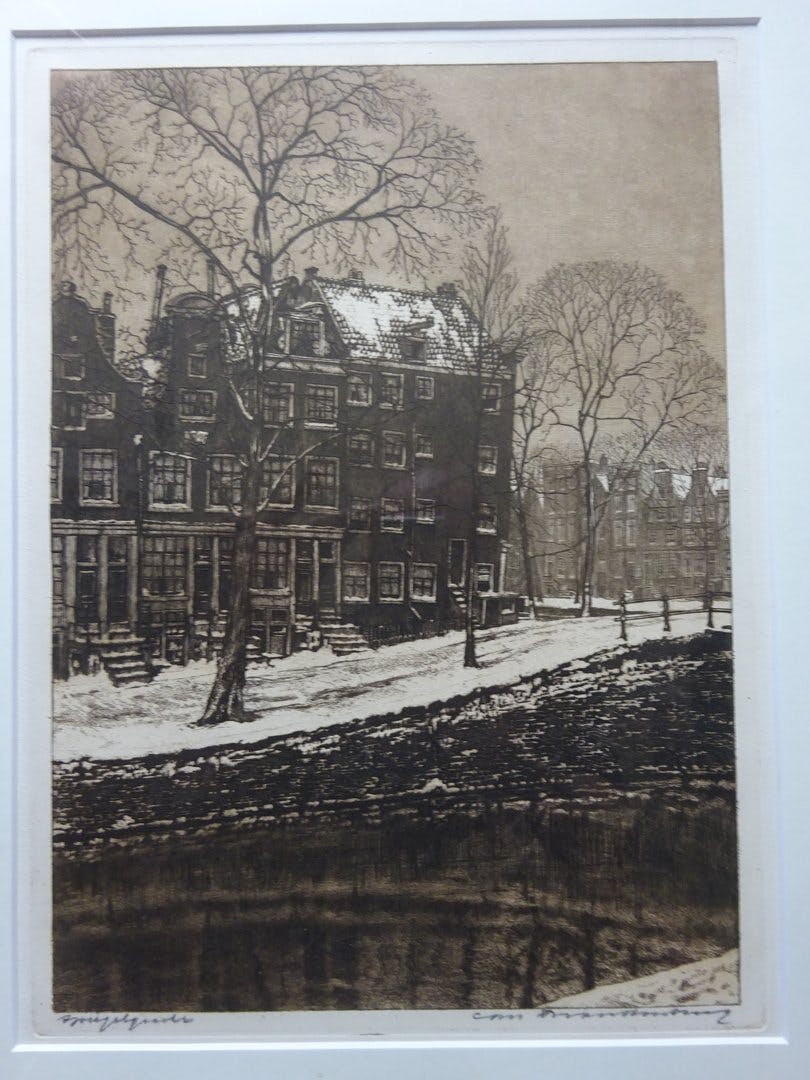 Cornelis Brandenburg - Spiegelgracht Amsterdam + oeuvre boek verkocht voor € 80!