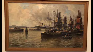 Marius de Jongere - Havengezicht Rotterdam kopen? Bied vanaf 1100!