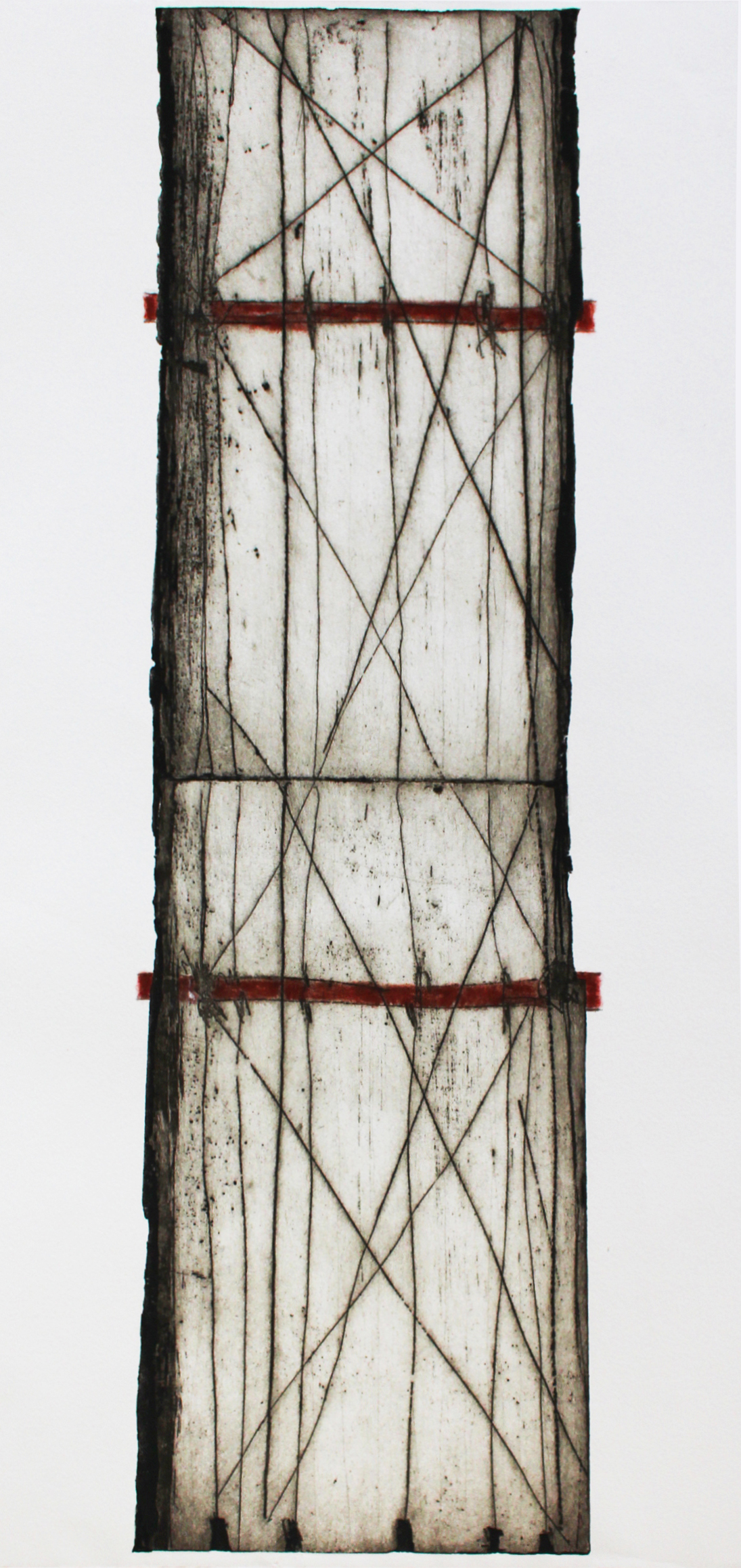 Niet of onleesbaar gesigneerd - grote ets - 'Totem' - gesigneerd kopen? Bied vanaf 1!