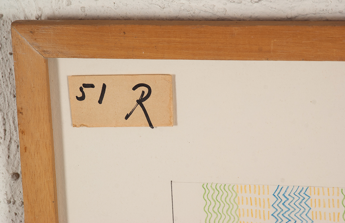 Paul van de Vliet - l/r handig getekende programmatie - Kleurpotlood op papier - 1973 kopen? Bied vanaf 15!