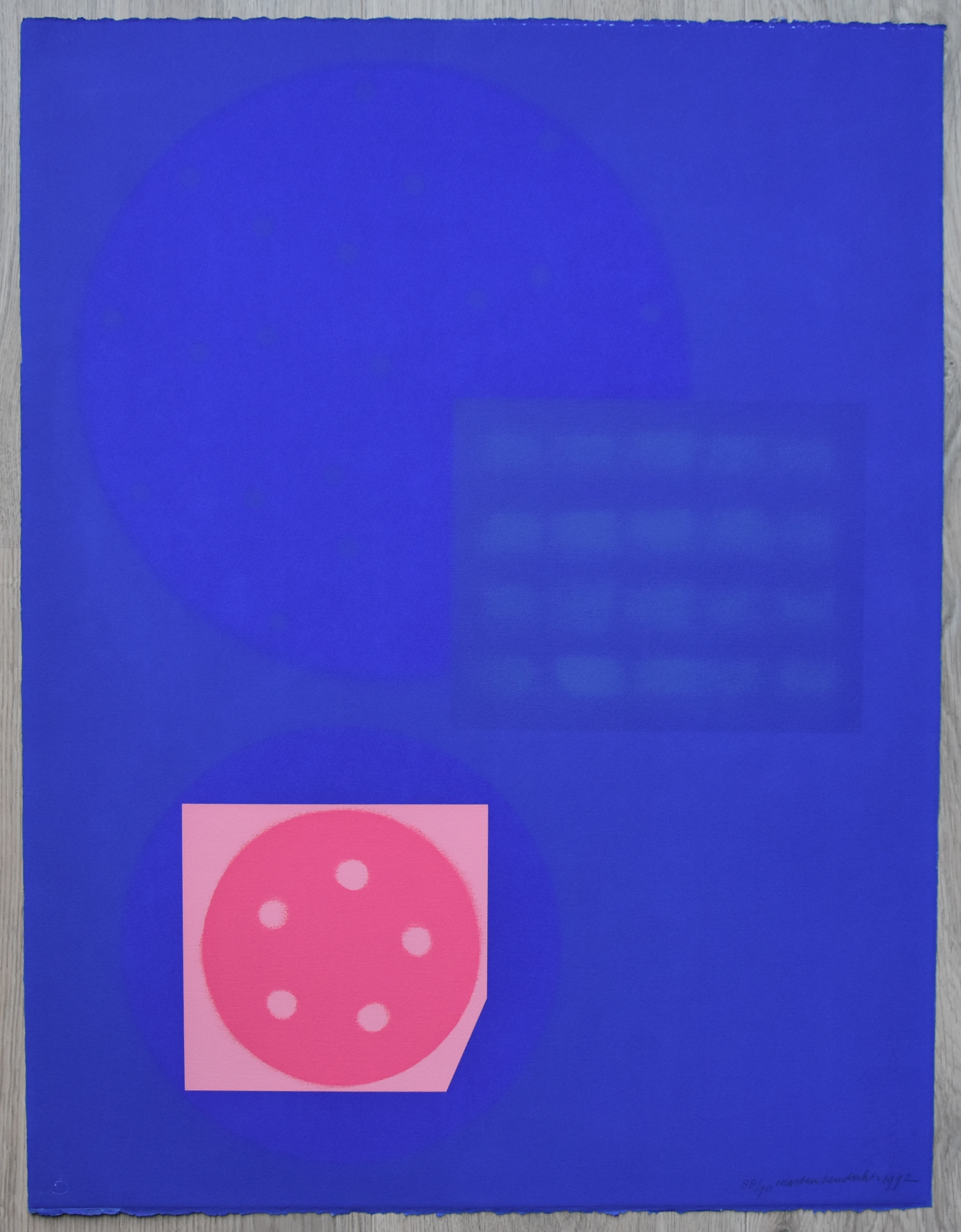 Marten Hendriks - zeefdruk # COMPOSITIE # 1992, gesigneerd/genummerd, mint- kopen? Bied vanaf 39!