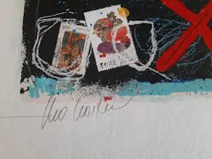 Theo Koster - Zeefdruk, collage E kopen? Bied vanaf 35!