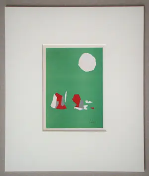 Nicolas de Staël - Composition sur fond vert - 1958 - Lithograph signed kopen? Bied vanaf 250!