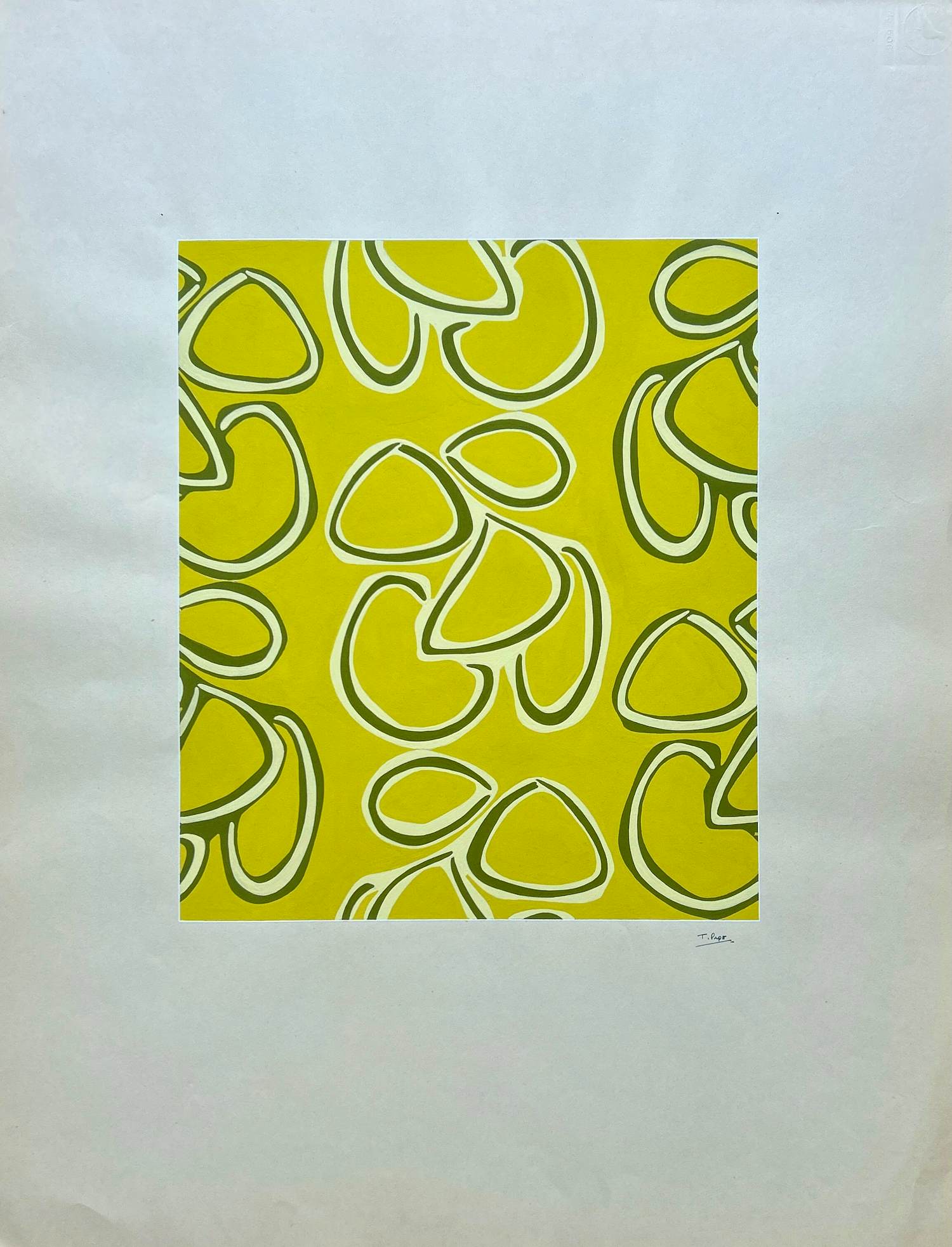 Ton Pape - Zonder titel verkocht voor € 35!