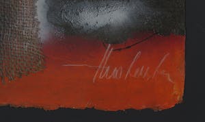 Theo Koster - Zeefdruk en collage, Three - Ingelijst kopen? Bied vanaf 35!