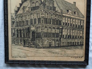 Johannes Elsinga - + Henriëtte Hubregtse-Lanzing : 3 Ingelijste prenten van Franeker, Friesland kopen? Bied vanaf 50!