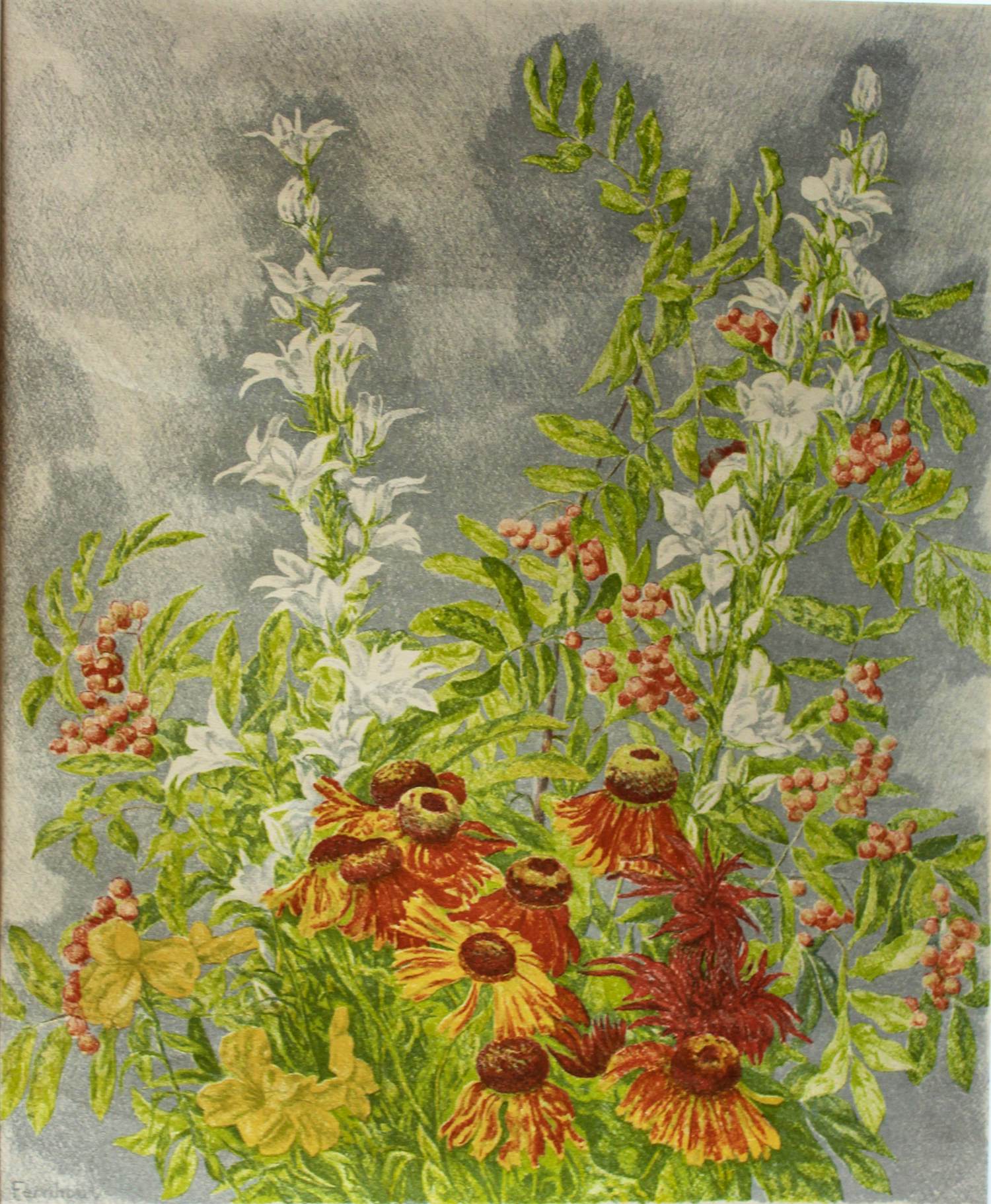 Edgar Fernhout - Z.t. (bloemen) verkocht voor € 75!