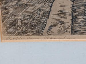 Marius Johannes Janssen - Rotterdam, Raambrug. kopen? Bied vanaf 45!