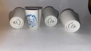 Jurriaan van Hall - vier eierdoppen uitgevoerd door Schoonhoven kopen? Bied vanaf 65!