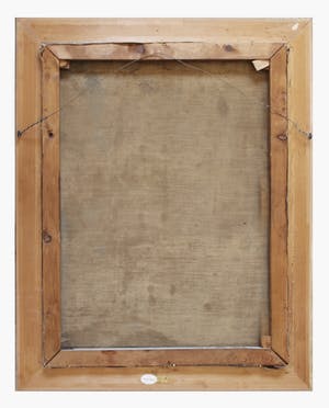 Frans Hoos - groot schilderij - 'Stadsgezicht' - IN PRIJS VERLAAGD! kopen? Bied vanaf 275!