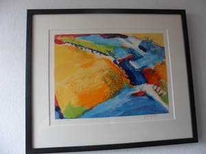 Niet of onleesbaar gesigneerd - Zeefdruk, ZT kopen? Bied vanaf 1!