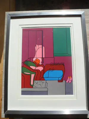 Valerio Adami - Litho. Titel , Chocolatc kid kopen? Bied vanaf 45!