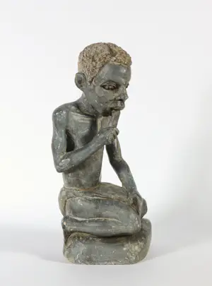 Niet of onleesbaar gesigneerd - Afrikaans stenen beeld kopen? Bied vanaf 1!