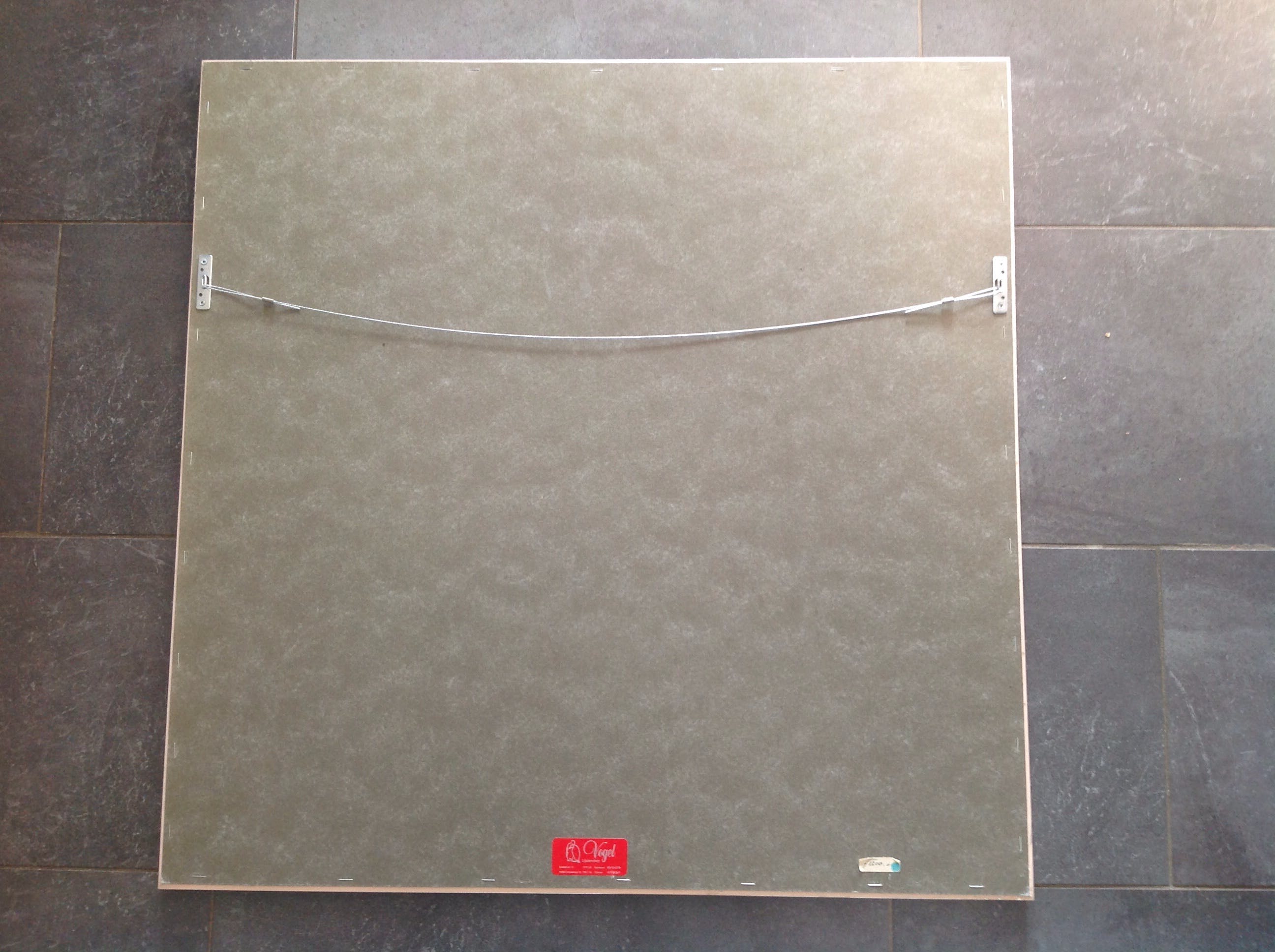 Willem Hesseling - Abstract werk op scheiding van water en land kopen? Bied vanaf 225!