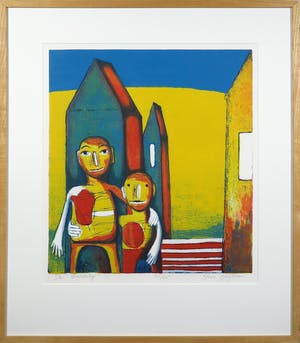 Hans Heijman - Kleurenets, De Vriendschap - Ingelijst kopen? Bied vanaf 1!