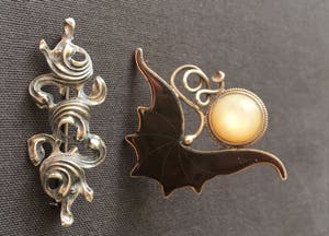 1e gehalte Zilver - vintage broches kopen? Bied vanaf 10!