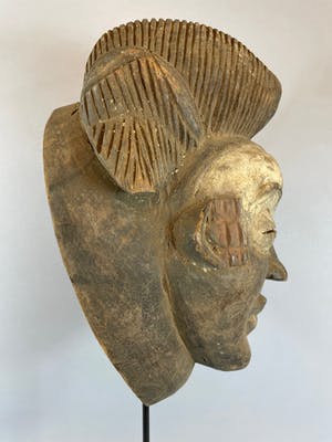 Punu - 211028 - African mask from the Punu - Gabon. kopen? Bied vanaf 45!