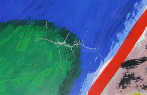 Corneille - Zeefdruk, Jardin des délices - Ingelijst (Zeer groot!) kopen? Bied vanaf 500!