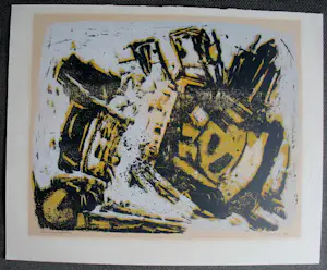 Wim Motz - Litho: zonnetekens - 1960 kopen? Bied vanaf 45!