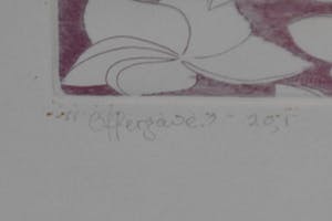 Joop van Rijsbergen - Offergave, 1/20, 1986 - Gravure met blinddruk op papier kopen? Bied vanaf 20!