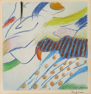 Jules Bekker - Potloodtekening, Stripped cock kopen? Bied vanaf 50!