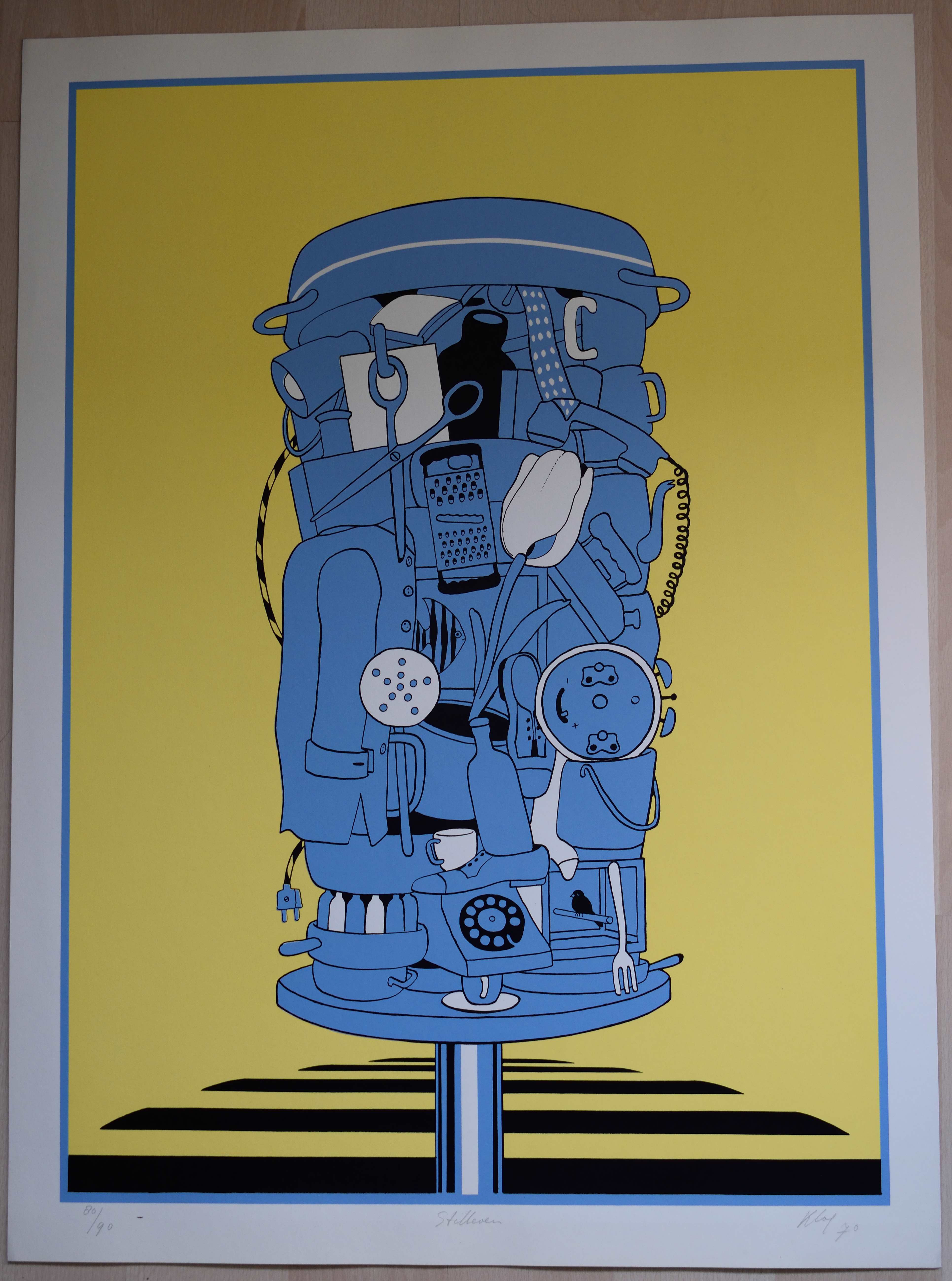 Ton Klop - Stilleven - 1970 verkocht voor € 40!