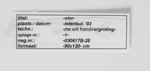 Arthur Martin - 'Ster' - Istanbul '03 kopen? Bied vanaf 1!