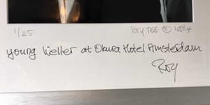 Roy Tee - 'Young Weller at the Okura Hotel Amsterdam kopen? Bied vanaf 50!