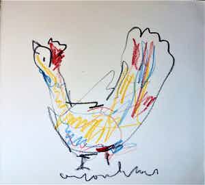 Anton Heyboer - De oer vogel . verkocht voor € 225!