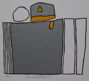 Cees Andriessen - linosnede: Bollewop - 1974 kopen? Bied vanaf 45!