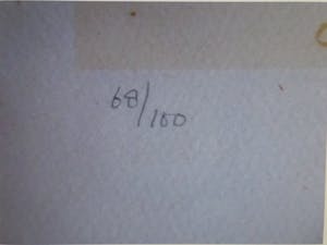 Kees Salentijn - Litho Kees Salentijn - zonder titel - in zware lijst - GAAF kopen? Bied vanaf 95!