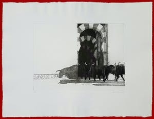 Rene Polak - Cordoba, aquatint ets kopen? Bied vanaf 50!
