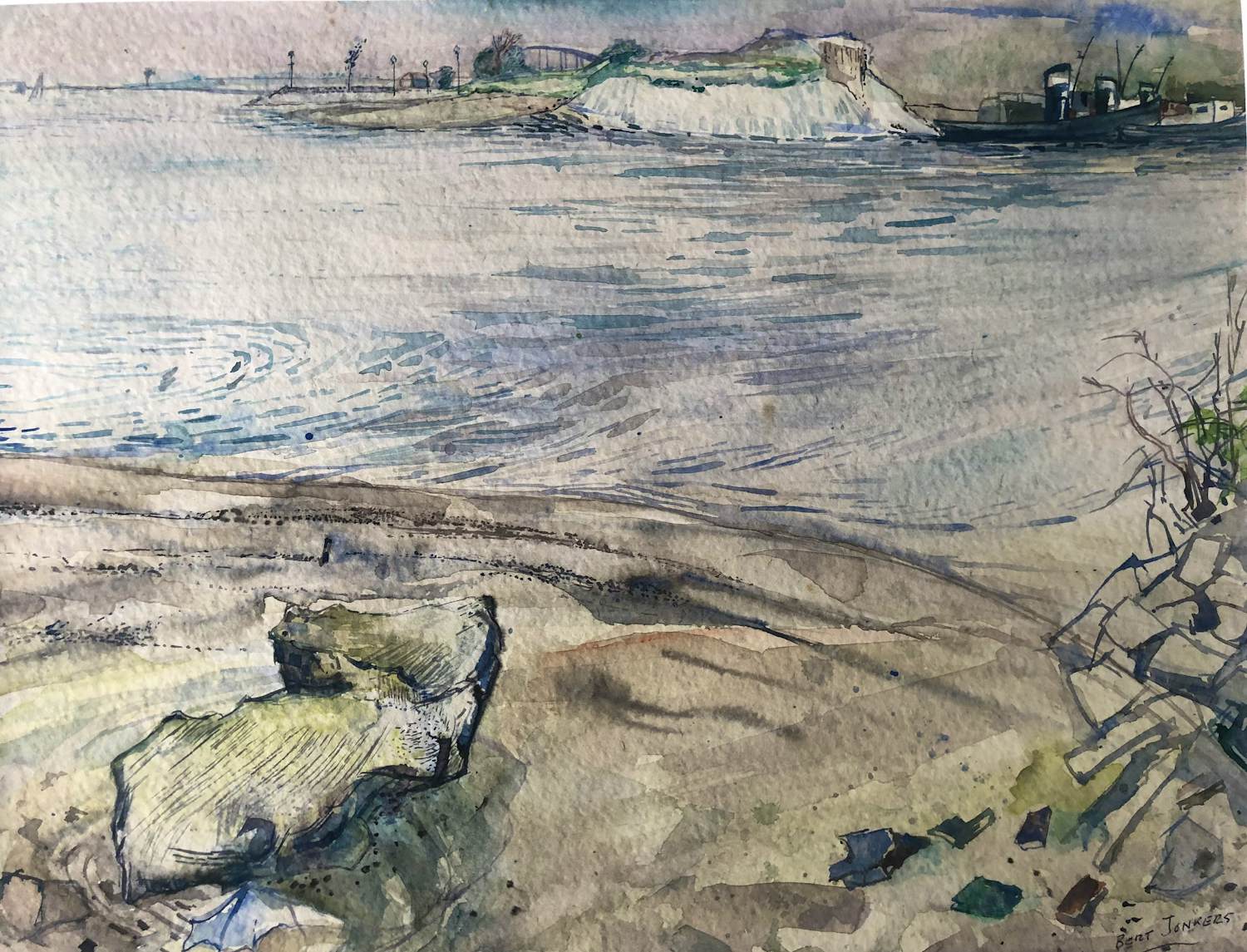 Bart Jonkers - De Lek bij Vianen verkocht voor € 200!