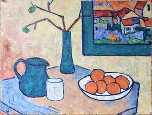 Jan Willem Versteeg - Still life near Chatou verkocht voor € 90!
