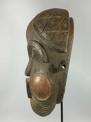 Mambila - 200375 - Rare & Old Tribal used African Mambila mask - Cameroon. kopen? Bied vanaf 45!
