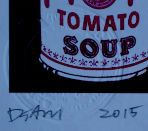 Death NYC - Zeefdruk: Pink Campbell Soup - 2015 kopen? Bied vanaf 60!