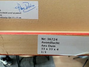 Niet of onleesbaar gesigneerd - Ans Duin Avondlucht kopen? Bied vanaf 1!