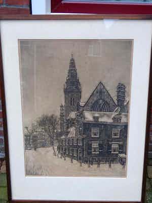 Cornelis Brandenburg - Oudekerksplein. verkocht voor € 59!