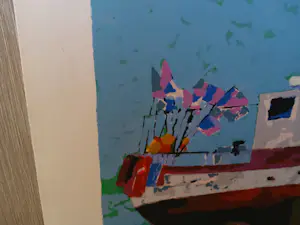 Joop Stigter - Vissersboot met vlaggen kopen? Bied vanaf 85!