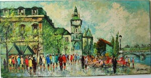 Buy Walter Prescher van Ed - Paris Blumenmarkt an der Conciergerie? Bid from 550!