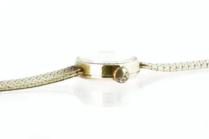 02  - Vintage  jaren 50 of 60 TISSOT geel-gouden dames polshorloge - 14 Krt. kopen? Bied vanaf 430!