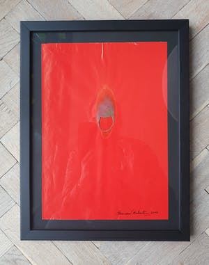 Bernard Aubertin - "Semena"- Verbrand papier (Pyrografie) - 2010 - Certificaat kopen? Bied vanaf 125!