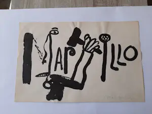 Anton Martineau - Penseel met inkt, Zonder titel. kaufen? Bieten Sie von 35!