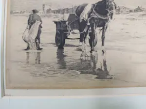 Maarten Langbroek - Garnalenvisser op het strand kopen? Bied vanaf 25!