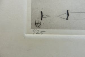 Johan Hemkes - Ondergelopen rivierbeddingen met boerderij en dorpsgezicht. kopen? Bied vanaf 15!