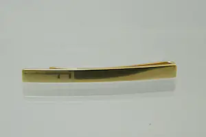9- Vintage jaren 60 dasclip/speld met geometrische motieven en metalen clip kopen? Bied vanaf 160!